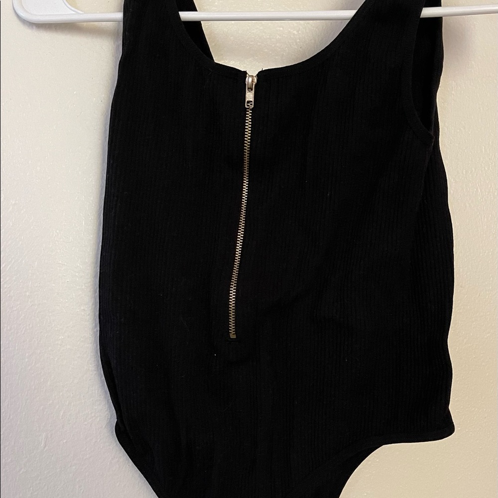 Black Stretch Bodysuit sz S/M